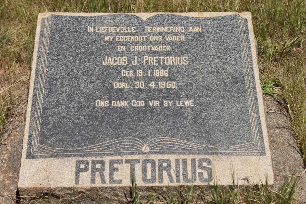 PRETORIUS Jacob J. 1886-1950