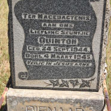 PIENAAR Quinton 1944-1945