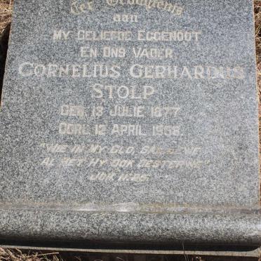 STOLP Cornelius Gerhardus 1877-1958
