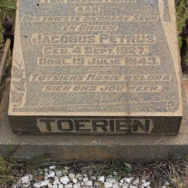 TOERIEN Jacobus Petrus 1927-1943