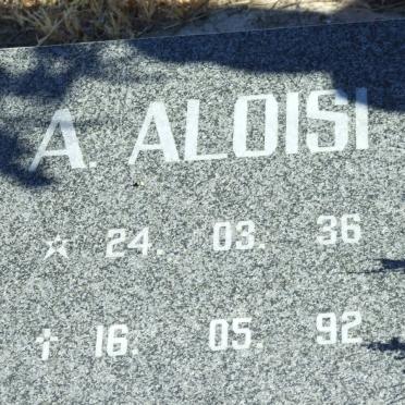 ALOISI A. 1936-1992