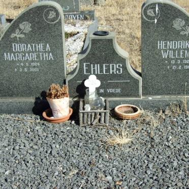 EHLERS Hendrik Willem 1920-1983 &amp; Dorathea Margaretha 1924-2005