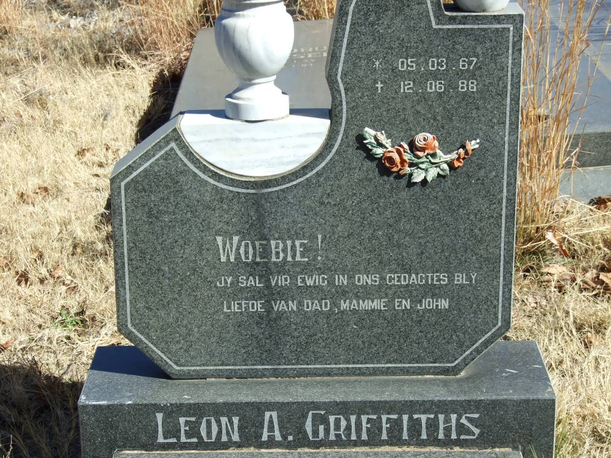 GRIFFITHS Leon A. 1967-1988