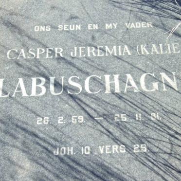 LABUSCHAGNE Casper Jeremia 1959-1981