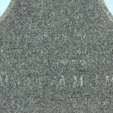 RENSBURG A.M.J.M., van 1924-1972