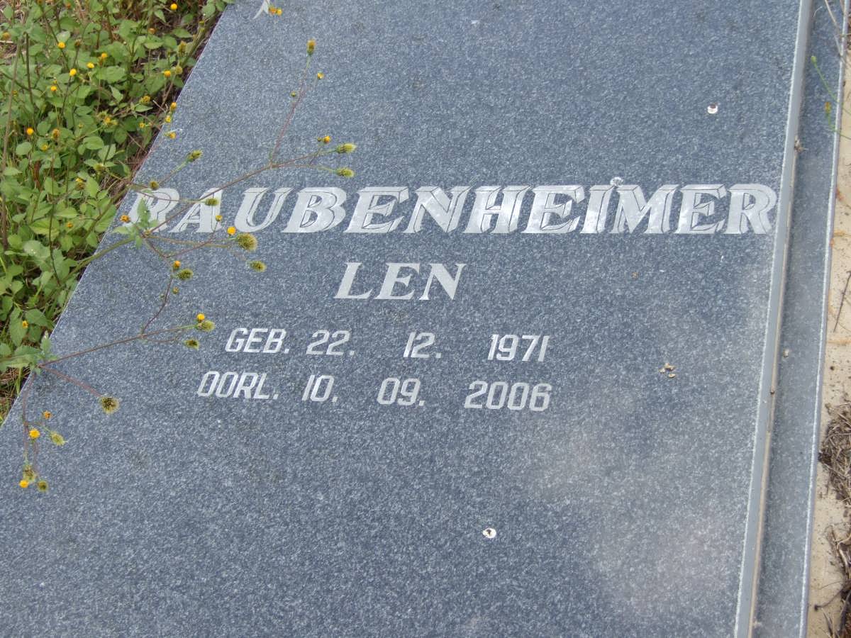 RAUBENHEIMER Len 1971-2006
