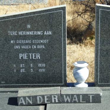 WALT Pieter, van der 1930-1991