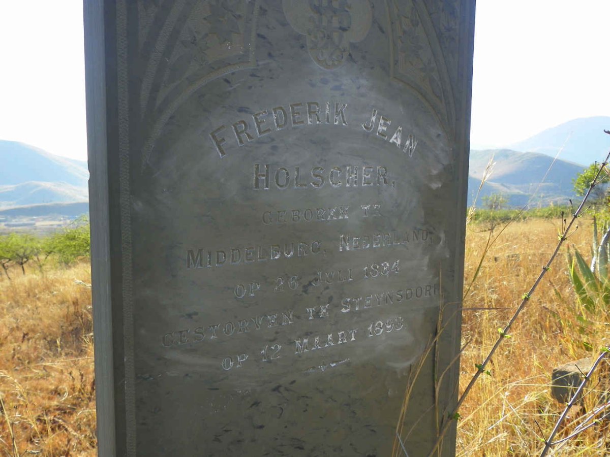 HOLSCHER Frederik Jean 1834-1893
