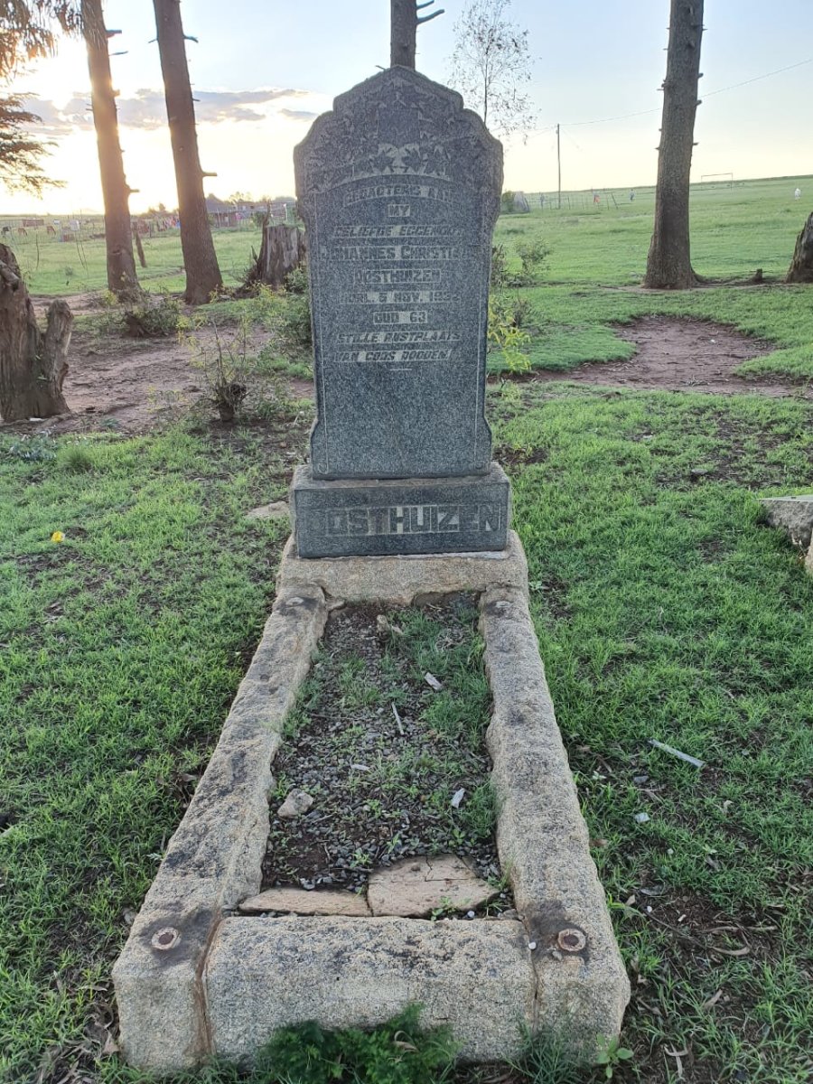 OOSTHUIZEN Johannes Christiaan -1932