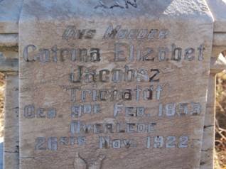 JACOBSZ Catrina Elizabet nee TRICHARDT 1853-1922