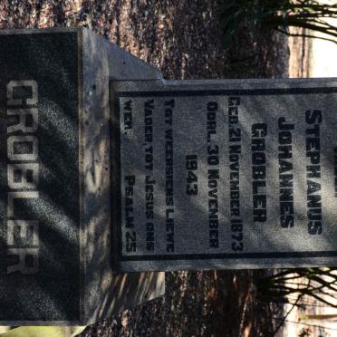 GROBLER Stephanus Johannes 1873-1943