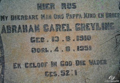 GREYLING Abraham Carel 1910-1951