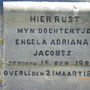 JACOBSZ Engela Adriana 1888-1888
