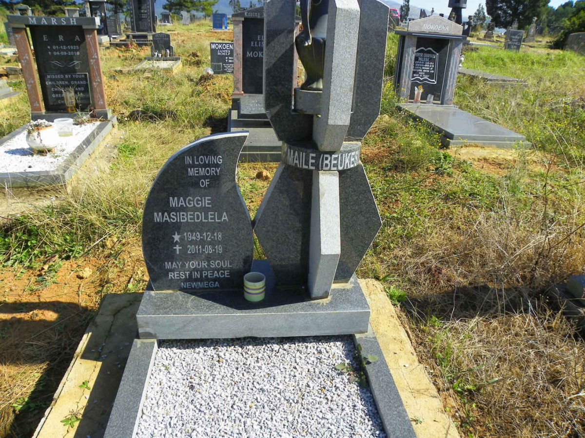 MAILE Maggie Masibedlela nee BEUKES 1949-2011