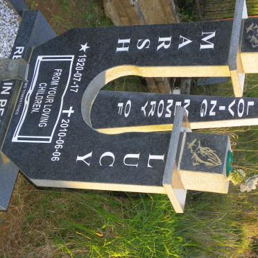 MARSH Lucy 1920-2010
