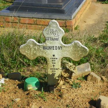 MAUNYE D. Ivy 1969-2008