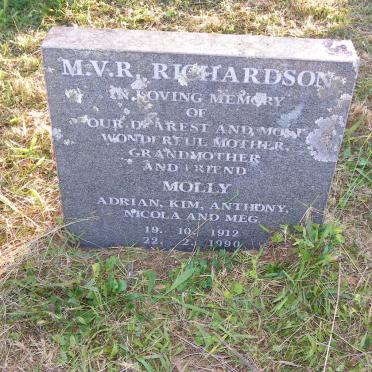 RICHARDSON M.V.R. 1912-1990