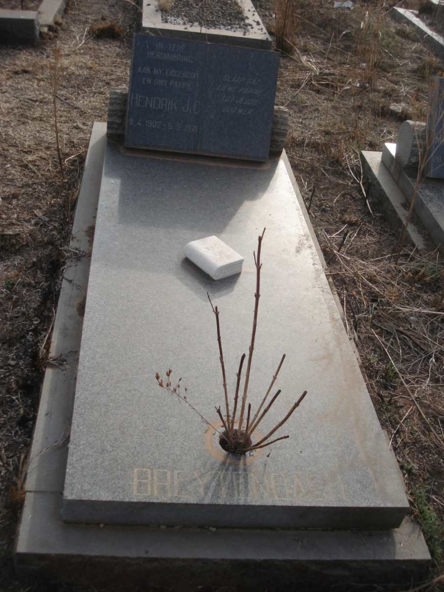 BREYTENBACH Hendrik J.C. 1902-1971