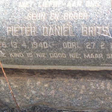 BRITS Pieter Daniel 1940-1960