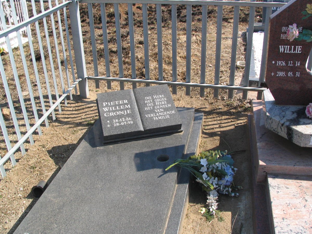 CRONJE Pieter Willem 1956-1998