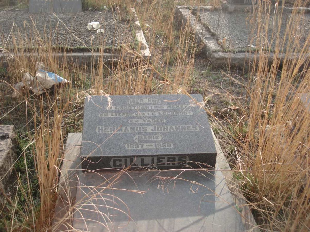 CILLIERS Hermanus Johannes 1897-1980