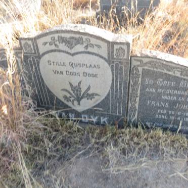 DYK Frans Johannes, van 1888-1960 & Sophia Magdalena BOTHA 1895 _1