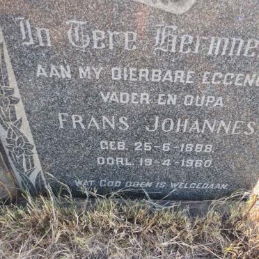 DYK Frans Johannes, van 1888-1960 & Sophia Magdalena BOTHA 1895 _2