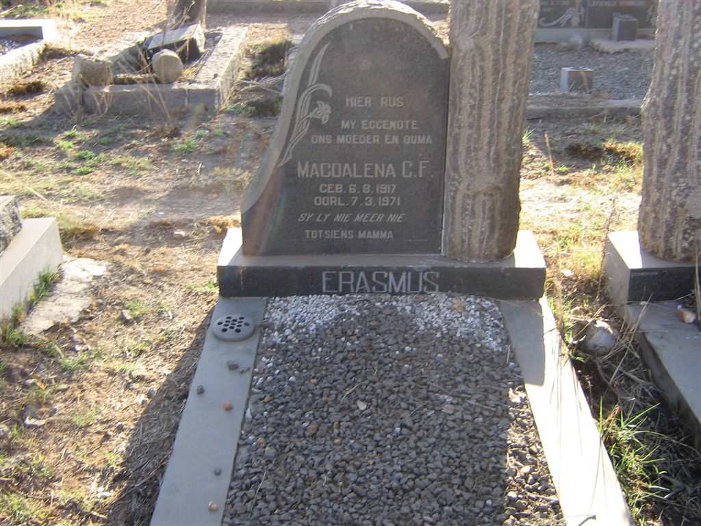 ERASMUS C.F. 1917-1971