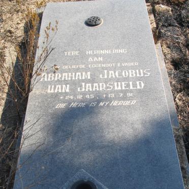 JAARSVELD Abraham Jacobus, van 1945-1991