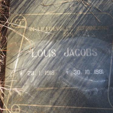 JACOBS Louis 1918-1981