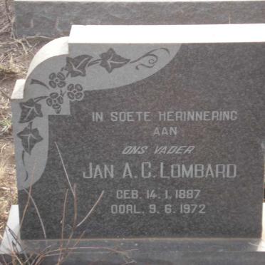 LOMBARD Jan A.C. 1887-1972