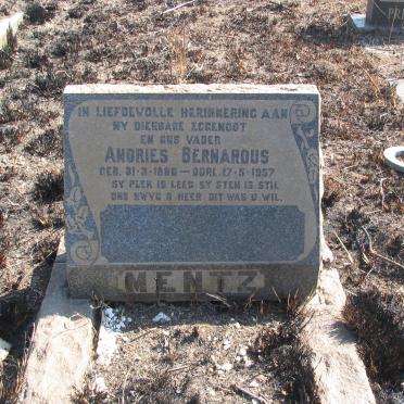 MENTZ Andries Bernardus 1886-1957