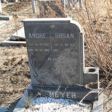 MEYER Andre 1921-1992 &amp; Susan 1932-