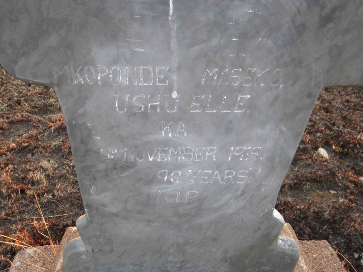 MKOPONDE Maseka Ushu Elle -1915