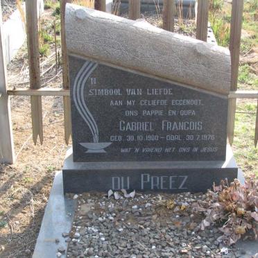 PREEZ Gabriel Francois, du 1900-1976