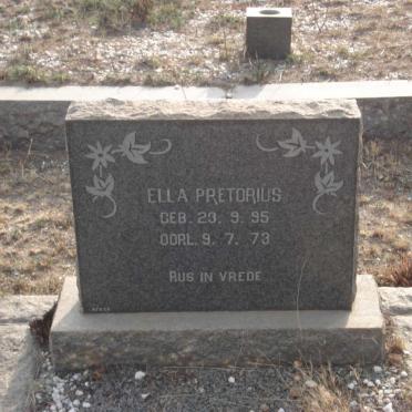 PRETORIUS Ella 1895-1973