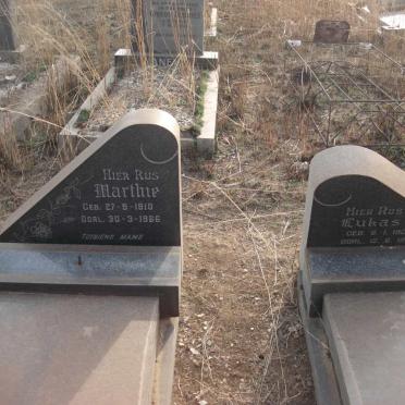 RAUTENBACH Lukas 1905-1971 & Marthie 1910-1966 _1