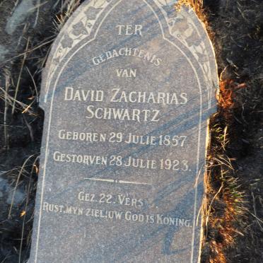 SCHWARTZ David Zacharias 1857-1923