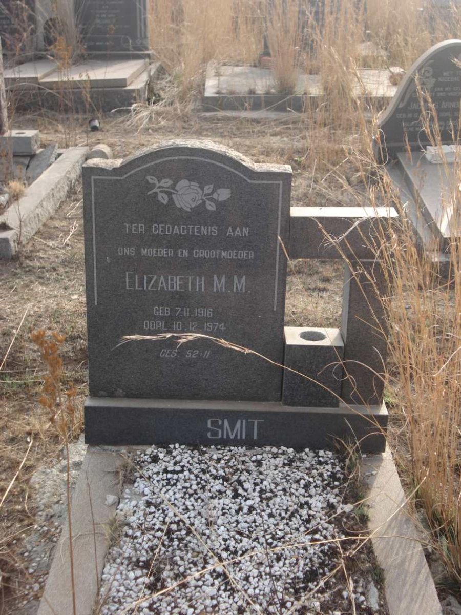 SMIT Elizabeth M.M. 1916-1974