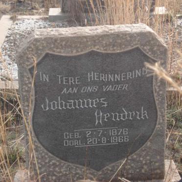 STRYDOM Johannes Hendrik 1876-1966