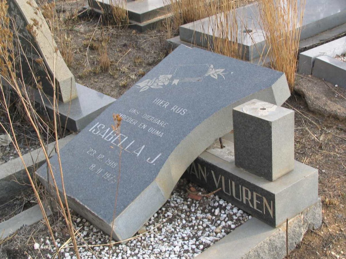 VUUREN Isabella J., van 1918-1975