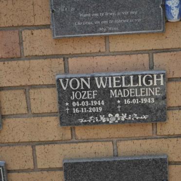WIELLIGH Jozef, von 1944-2019 &amp; Madeleine 1943-