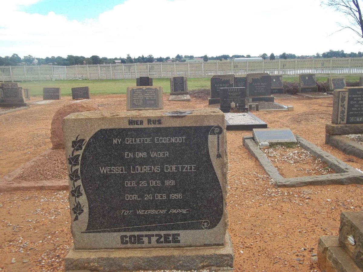 COETZEE Wessel Lourens 1891-1956