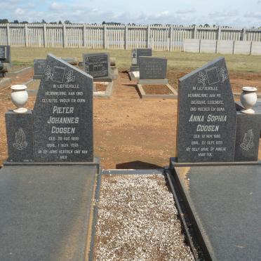 GOOSEN Pieter Johannes 1899-1981 &amp; Anna Sophia 1906-1975