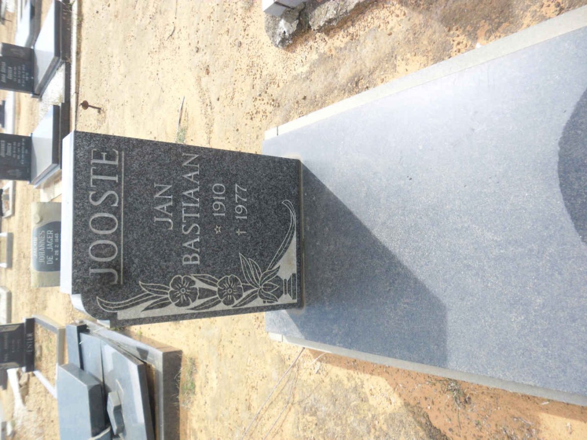 JOOSTE Jan Bastiaan 1910-1977