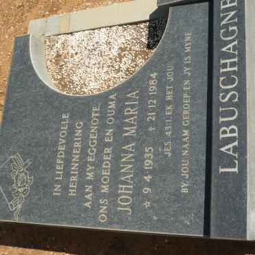 LABUSCHAGNE Johanna Maria 1935-1984