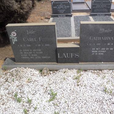 LAUFS Carel F. 1916-1986 &amp; Catharina E. 1918-1988