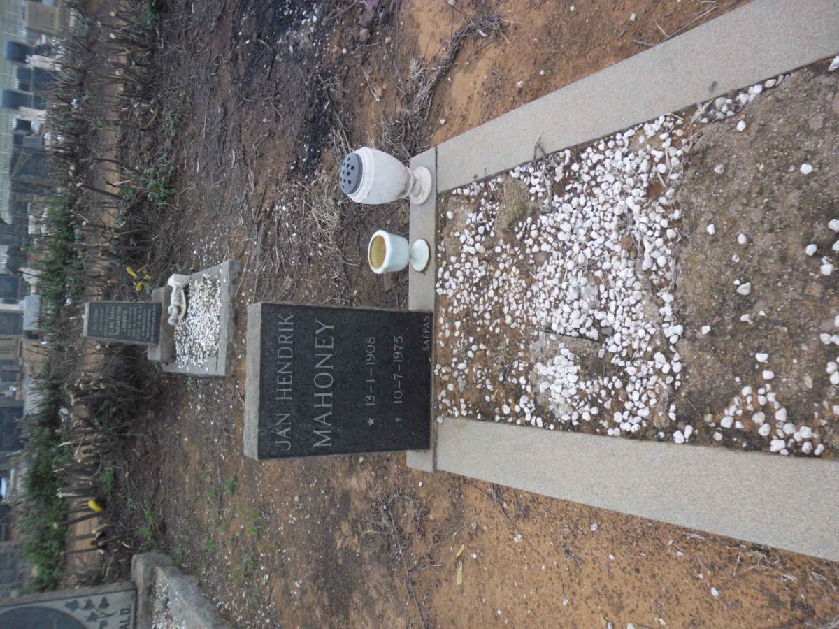 MAHONEY Jan Hendrik 1908-1975