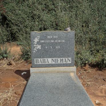 NIEMAN Baba 1971-1971