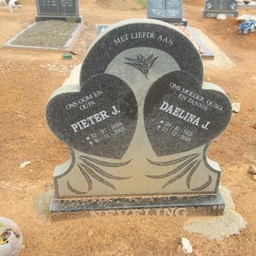 NEVELING Pieter J. 1920-2003 &amp; Daelina J. 1921-2003